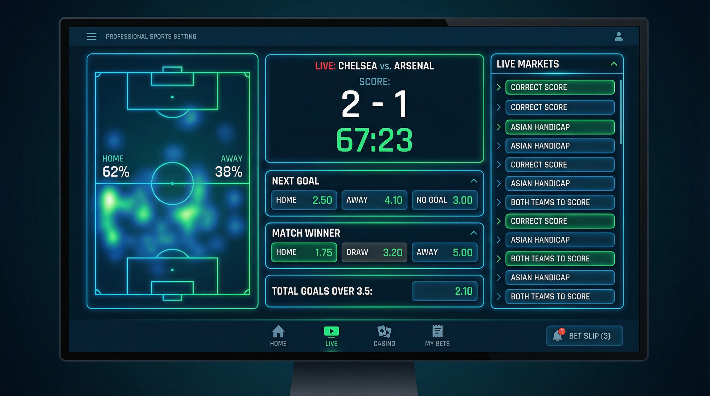 法甲联赛滚球投注界面